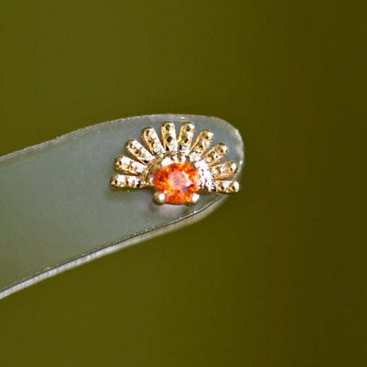 14K Citrine sunset